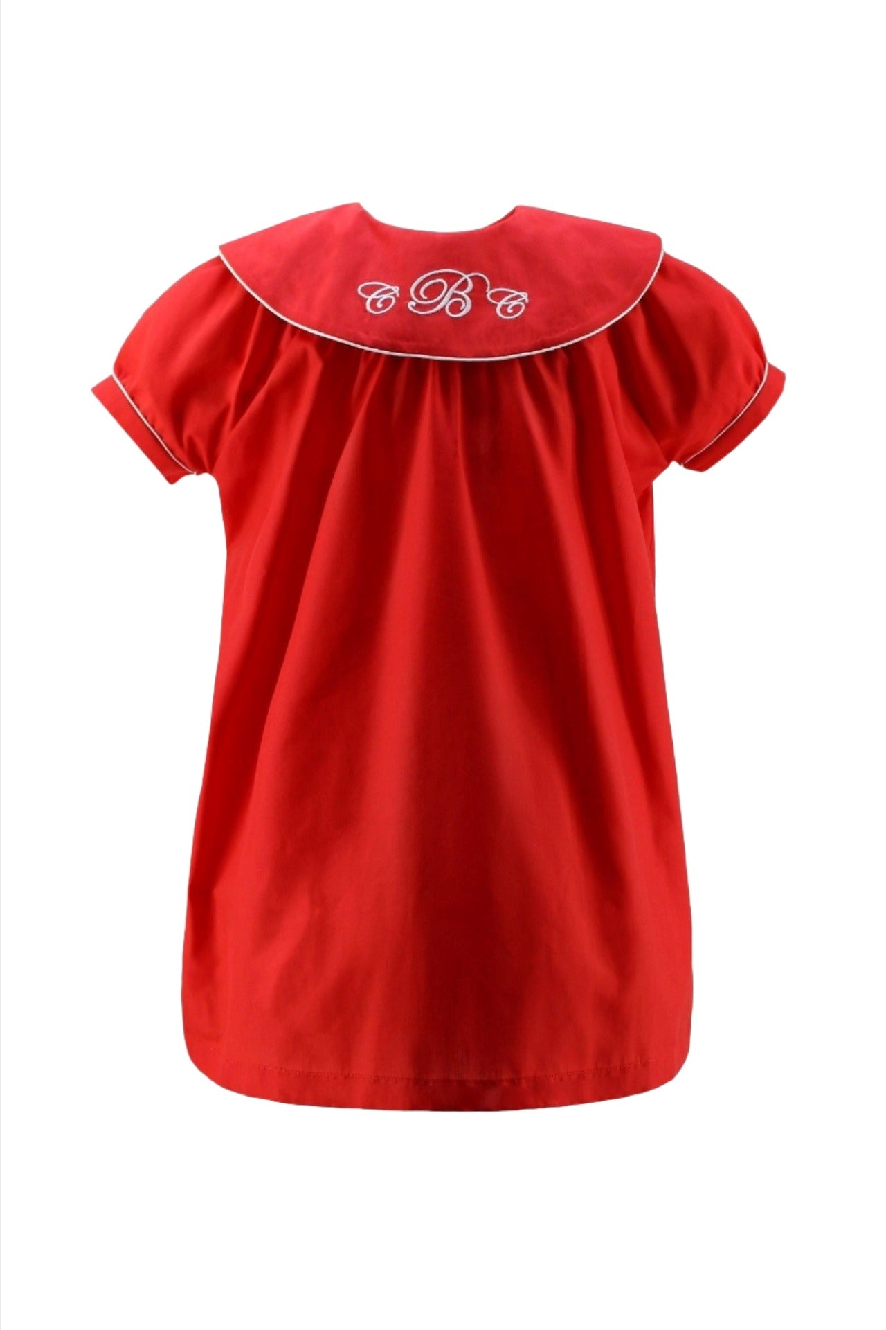 Mongramable Toddler Girl Short Sleeve Dress