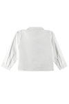 Wholesale White Button-Down Baby Boy Lon Sleeve Shirt 2