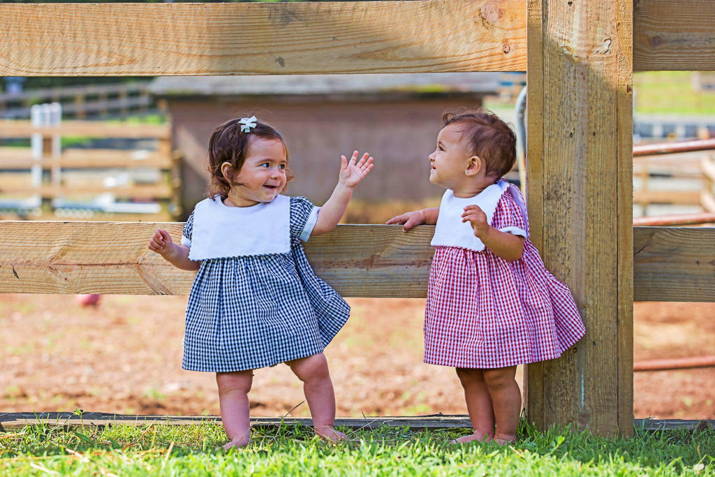 Baby red check outlet dress